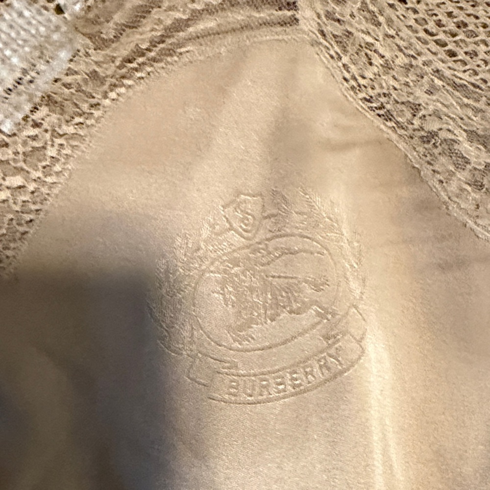 Burberry Beige Lace Satin Camisole - Picture 3 of 7